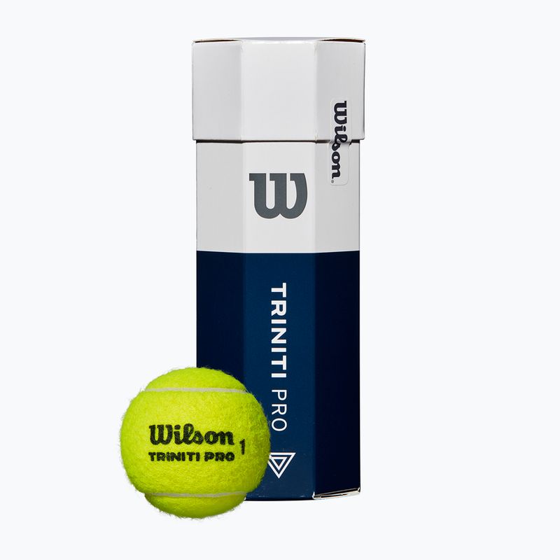 Palline da tennis Wilson Triniti Pro 3 pcs. yellow