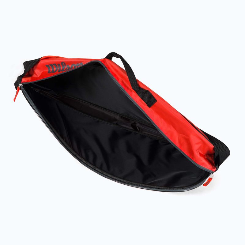 Wilson Junior Racketbag borsa da tennis per bambini rossa WR8017804001 5