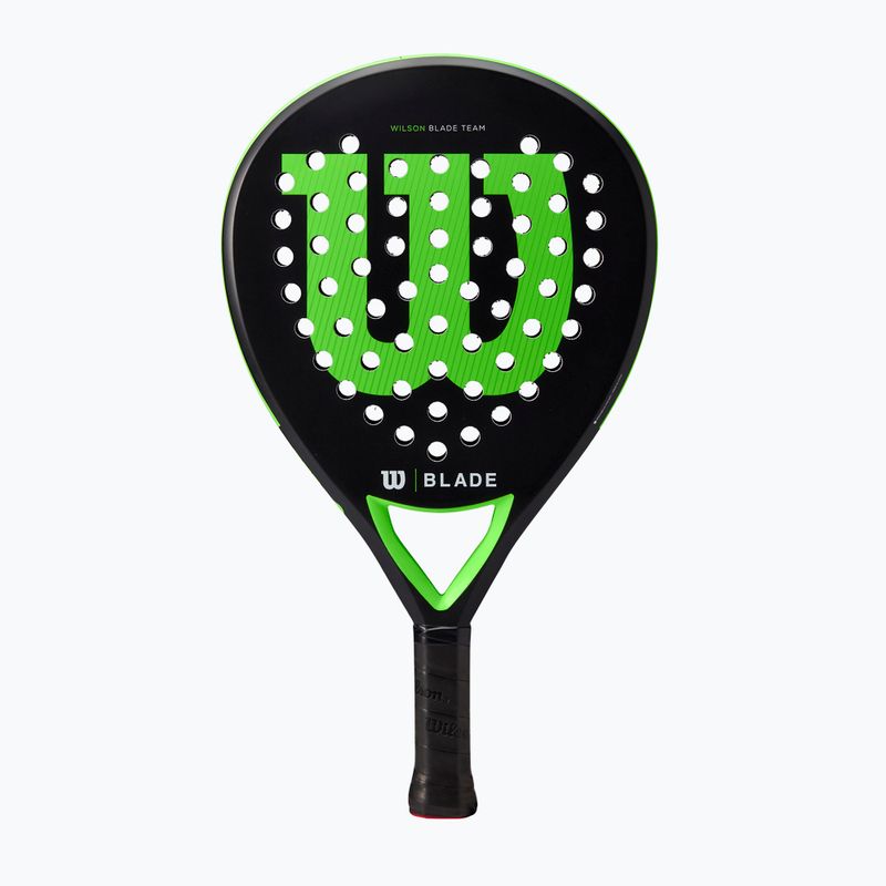 Racchetta Wilson Blade Team V2 Padel nero-verde WR067411U2 6