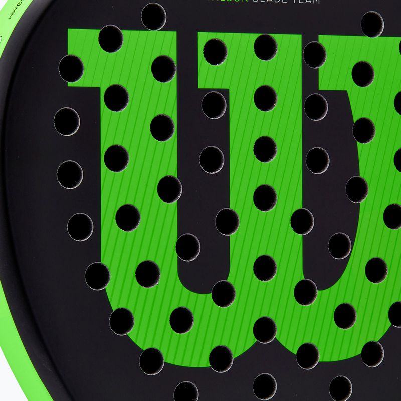 Racchetta Wilson Blade Team V2 Padel nero-verde WR067411U2 10