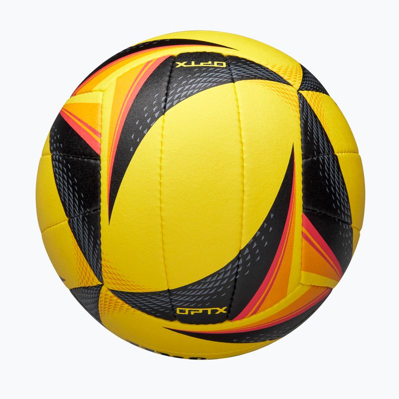 Pallone da pallavolo Wilson OPTX AVP VB Game black/yellow misura 5 6