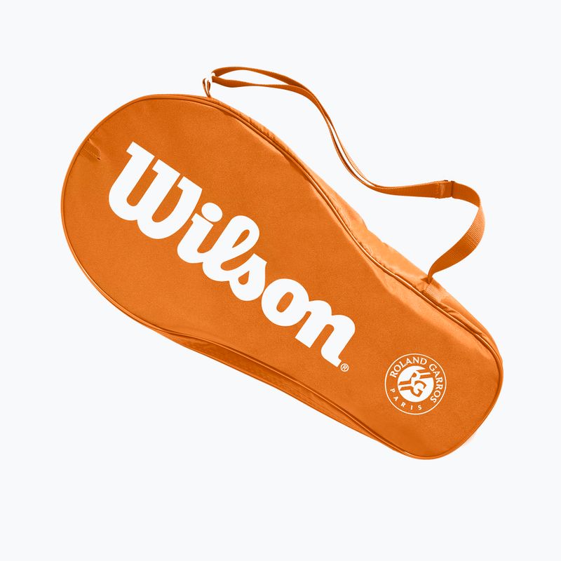 Set da tennis Wilson Roland Garros Elite 25 per bambini, arancione e bianco WR086810F 9