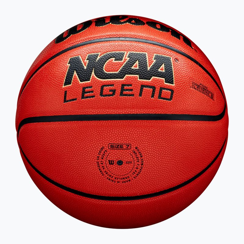 Wilson NCAA Legend arancione/nero taglia 6 basket 6