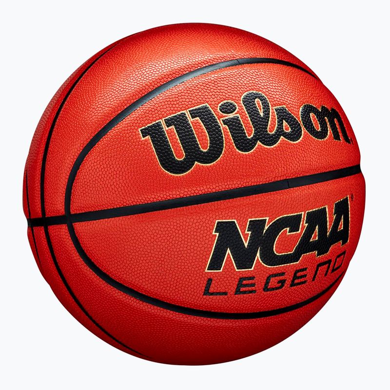 Wilson NCAA leggenda arancione / nero basket dimensioni 5 2