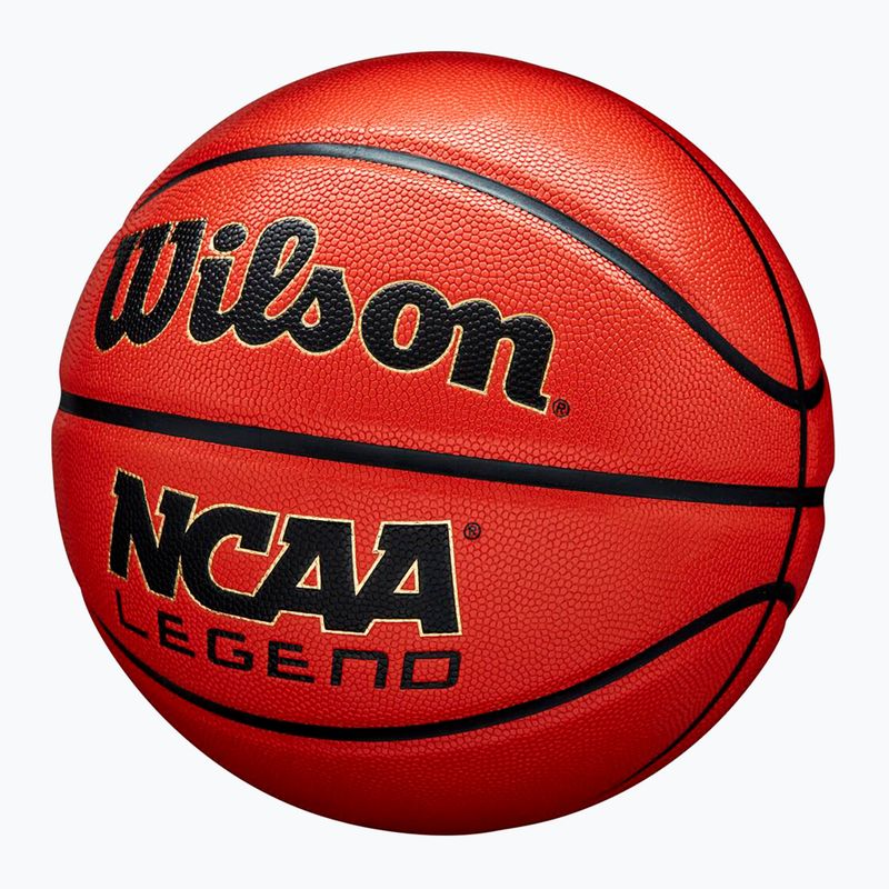 Wilson NCAA leggenda arancione / nero basket dimensioni 5 4