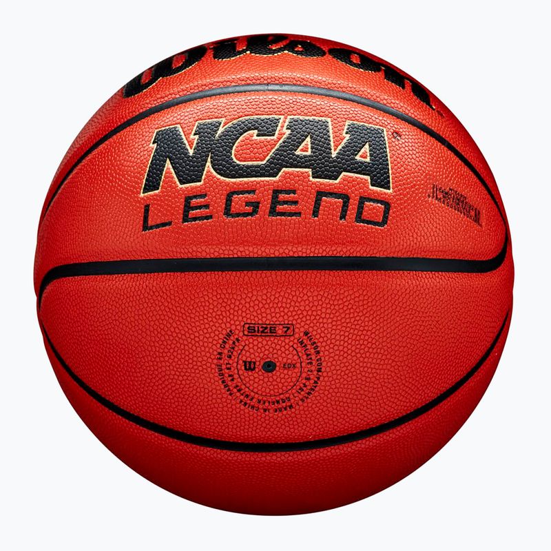 Wilson NCAA leggenda arancione / nero basket dimensioni 5 6