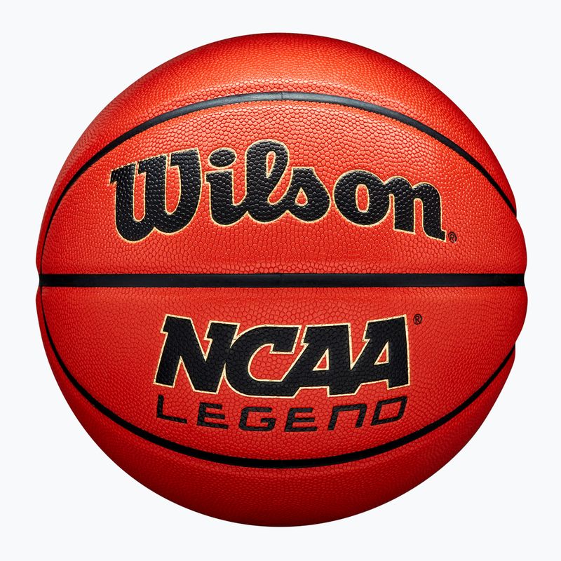 Wilson NCAA leggenda arancione / nero dimensioni 7 basket