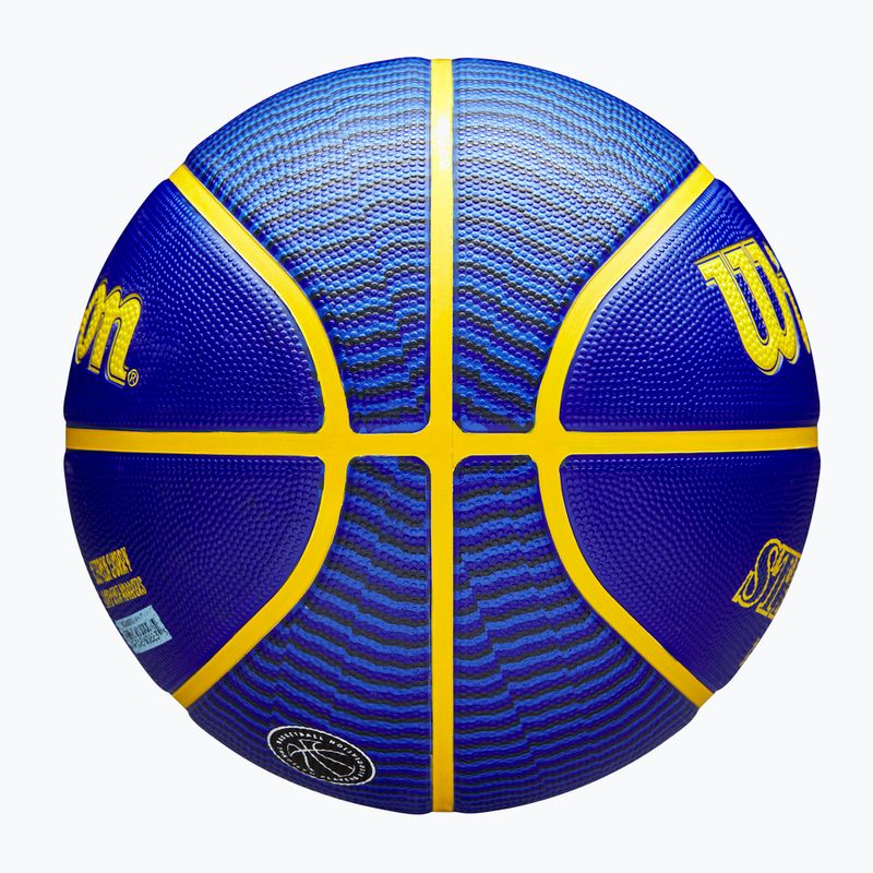 Wilson NBA Player Icon Outdoor Curry blu dimensioni 7 basket 4