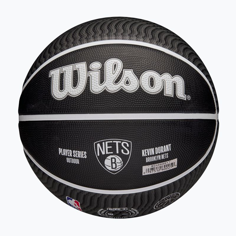 Wilson NBA Player Icon Outdoor basket Durant nero taglia 7 7