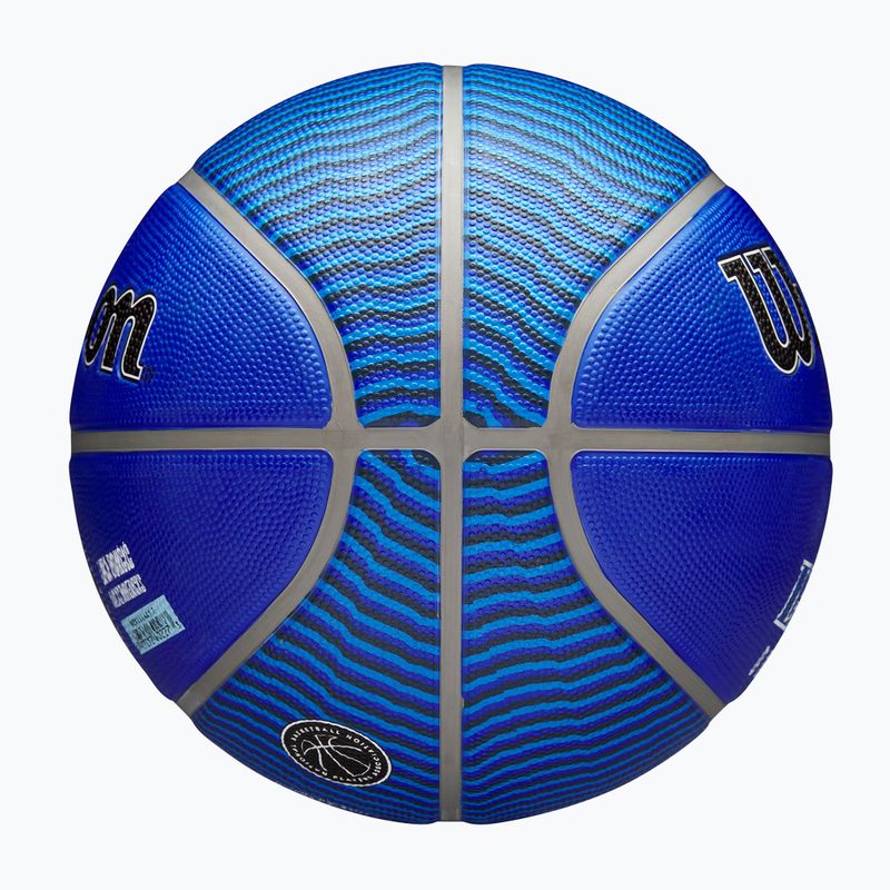 Wilson NBA Player Icon Outdoor basket Luka blu taglia 7 4