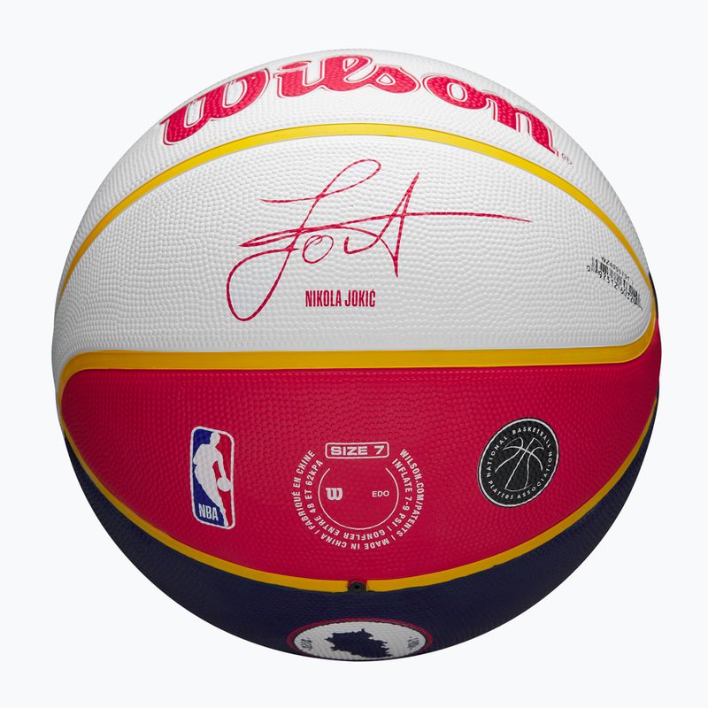 Wilson giocatore NBA locale Jokic blu dimensioni 7 basket 5