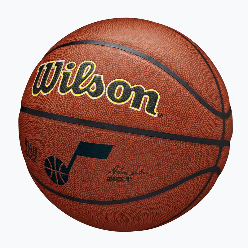 Wilson NBA Team Alliance Utah Jazz marrone dimensioni 7 basket 3