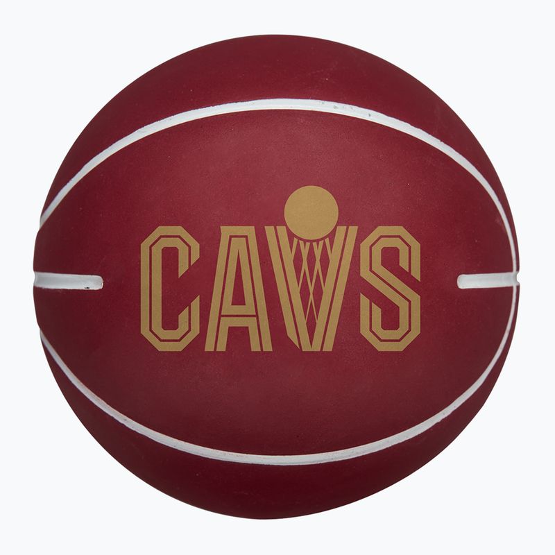 Wilson NBA Team Dribbler Cleveland Cavaliers marrone basket 2