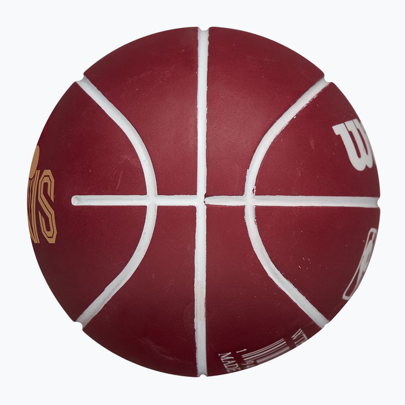 Wilson NBA Team Dribbler Cleveland Cavaliers marrone basket 3