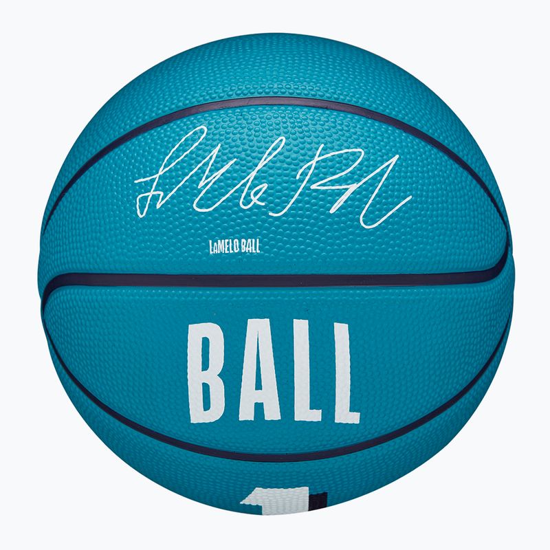 Pallacanestro da bambino Wilson NBA Player Icon Mini Lamelo blu misura 3