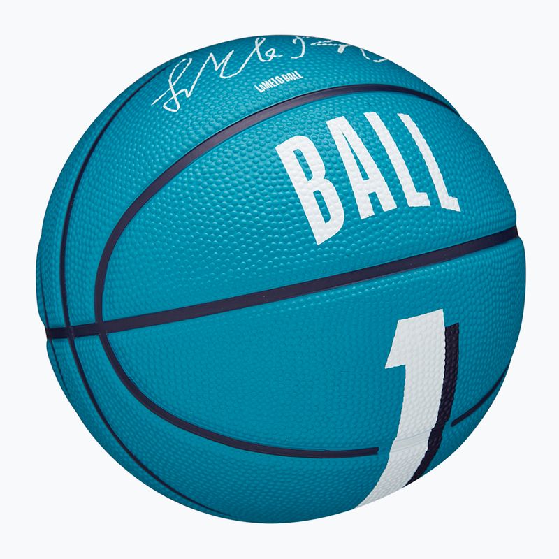 Pallacanestro da bambino Wilson NBA Player Icon Mini Lamelo blu misura 3 3