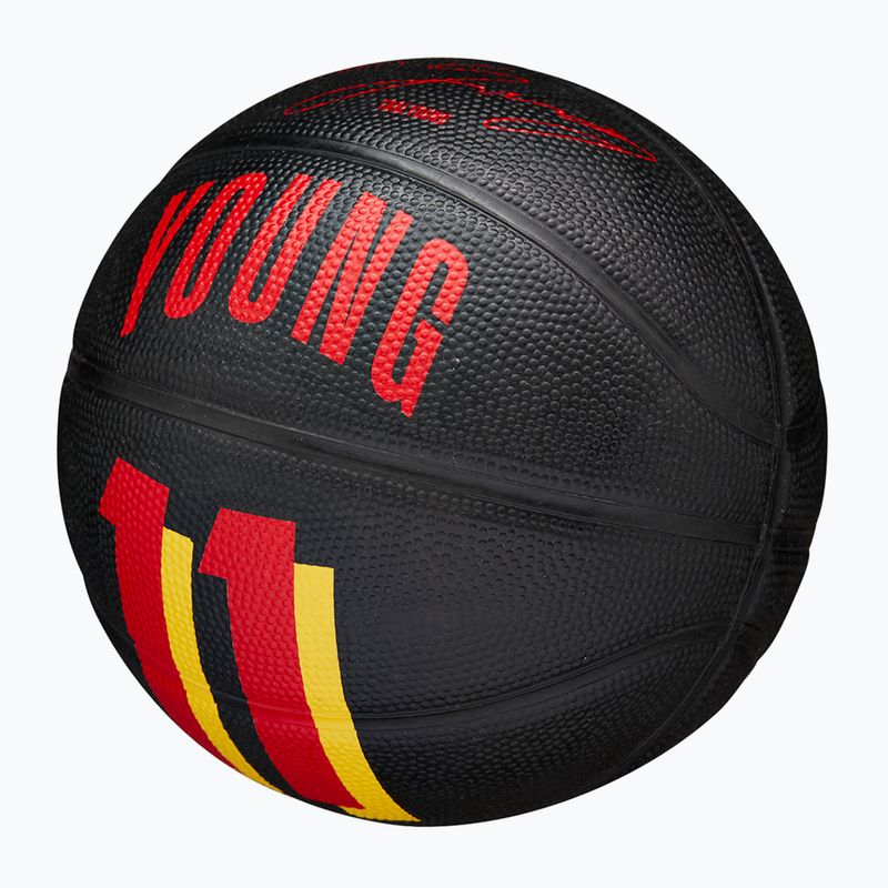 Pallacanestro per bambini Wilson NBA Player Icon Mini Trae nero taglia 3 4