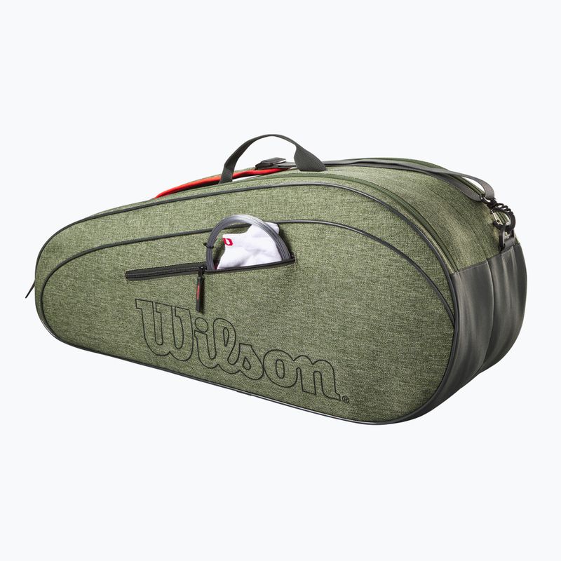Borsa da tennis Wilson Team 6Pk verde erica 3