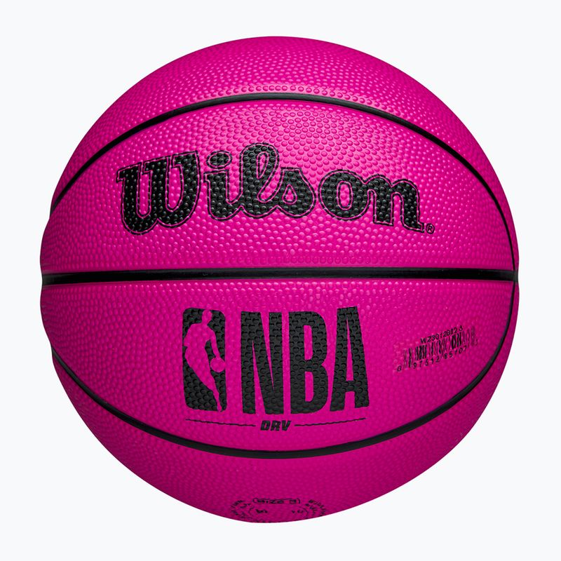 Pallacanestro per bambini Wilson DRV Mini rosa taglia 3