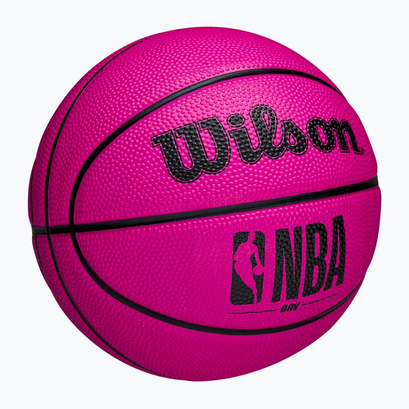 Pallacanestro per bambini Wilson DRV Mini rosa taglia 3 2