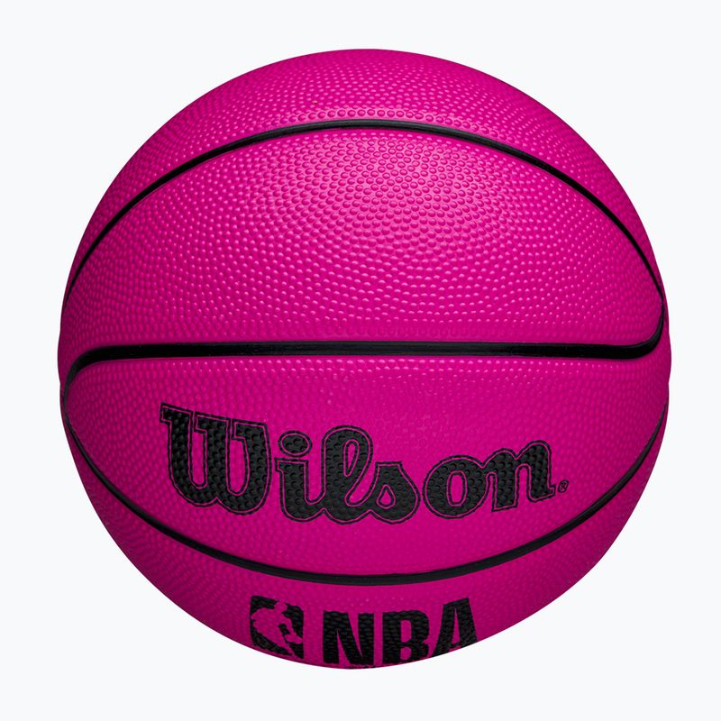 Pallacanestro per bambini Wilson DRV Mini rosa taglia 3 4