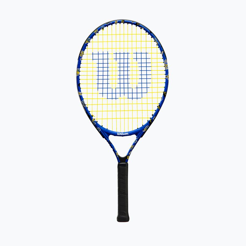 Racchetta da tennis per bambini Wilson Minions 3.0 23 blu WR124210H