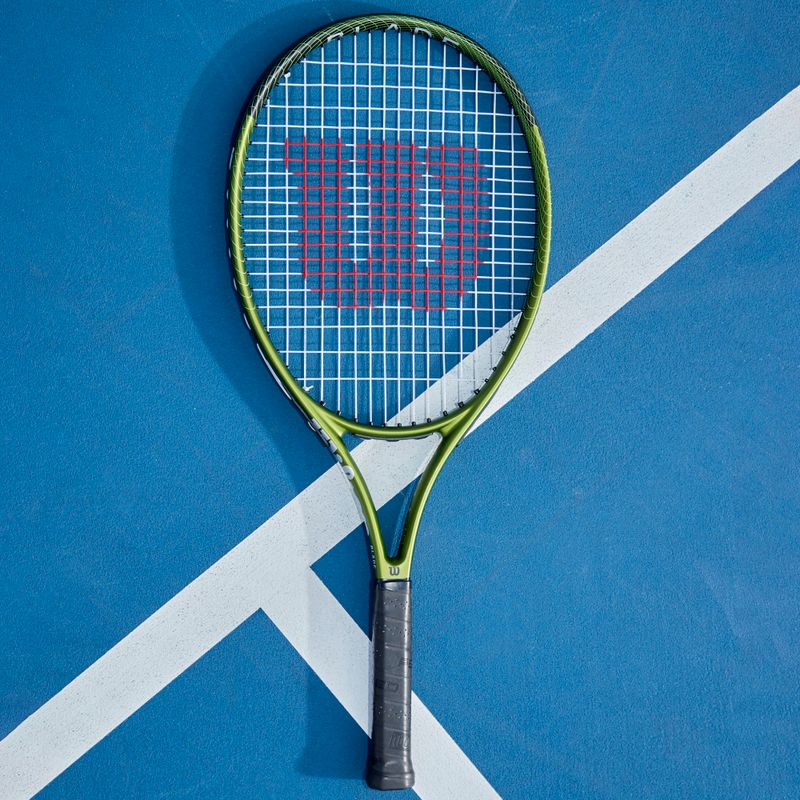 Racchetta da tennis per bambini Wilson Blade Feel Comp 26 verde WR125210U 8