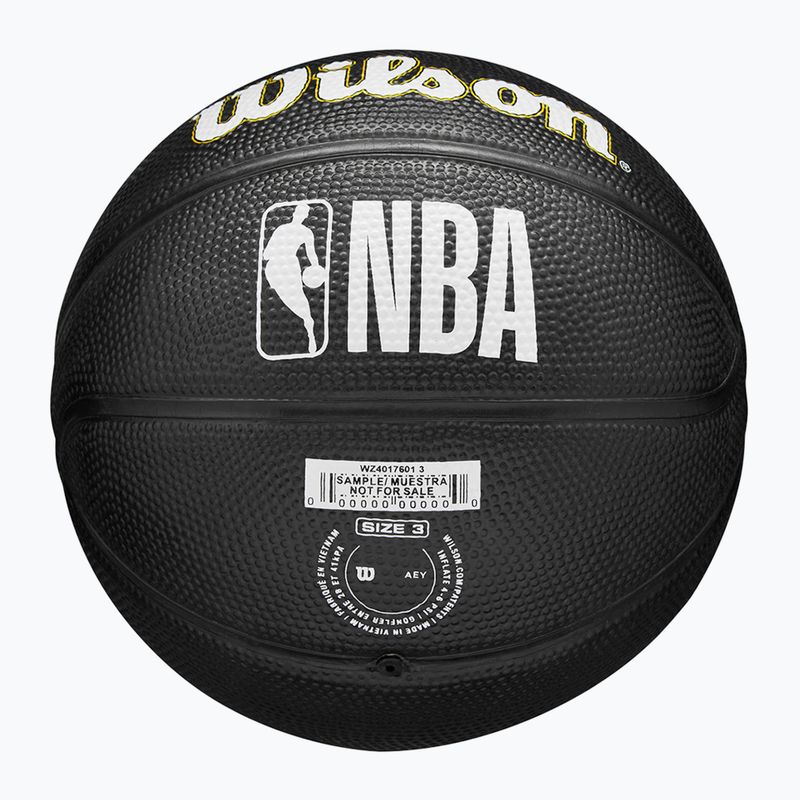 Pallacanestro da bambino Wilson NBA Team Tribute Mini Los Angeles Lakers nero taglia 3 6