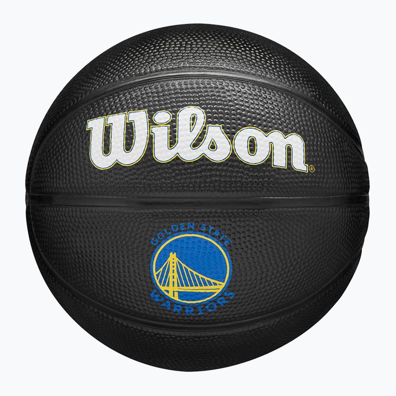 Pallone da basket Wilson NBA Tribute Mini Golden State Warriors bambino nero taglia 3