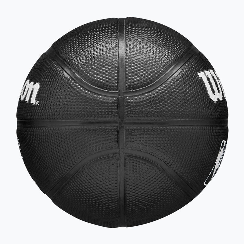 Pallacanestro per bambini Wilson NBA Team Tribute Mini Brooklyn Nets nero taglia 3 4