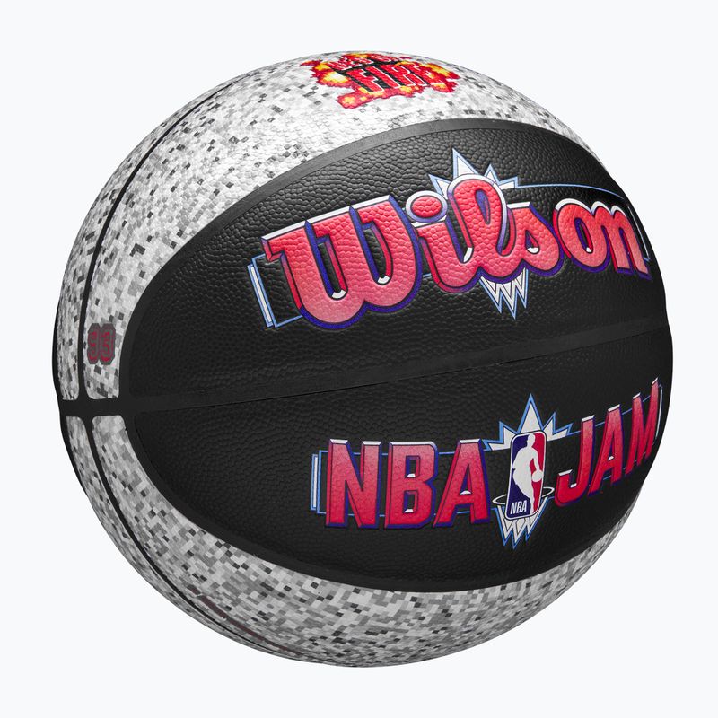Wilson NBA Jam Indoor Outdoor basket nero/grigio taglia 7 2