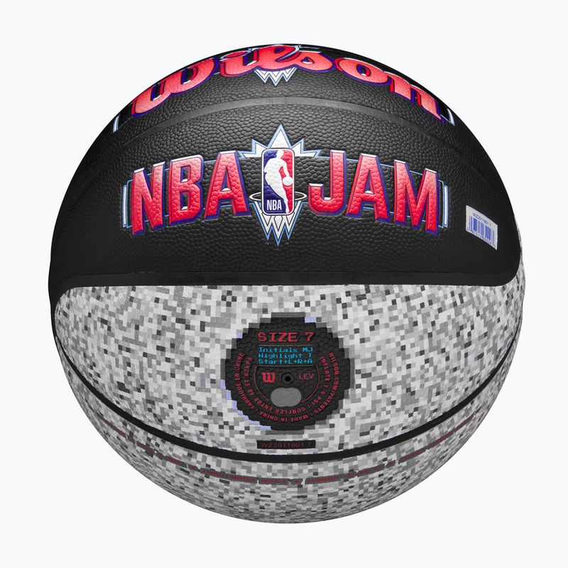 Wilson NBA Jam Indoor Outdoor basket nero/grigio taglia 7 5