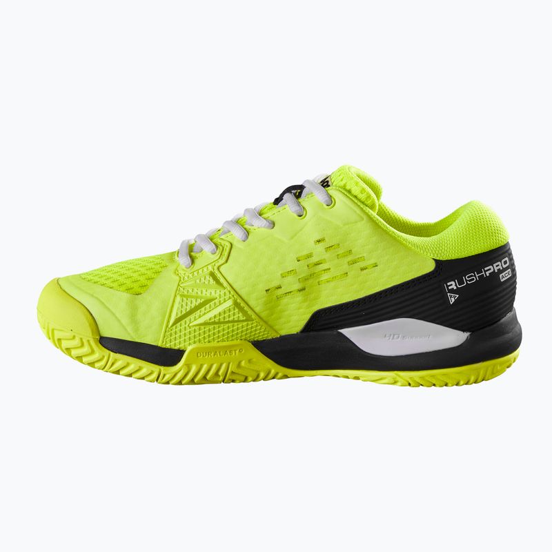 Scarpe da tennis Wilson Rush Pro Ace Safety Jr bambino nero e giallo WRS331140 11
