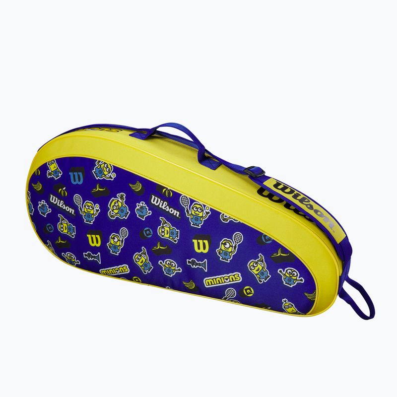 Borsa da tennis Wilson Minions V3.0 Team 3Pk blu navy WR8025501001