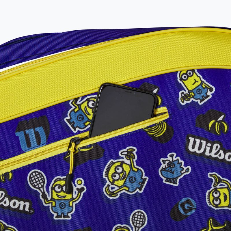 Borsa da tennis Wilson Minions V3.0 Team 3Pk blu navy WR8025501001 5