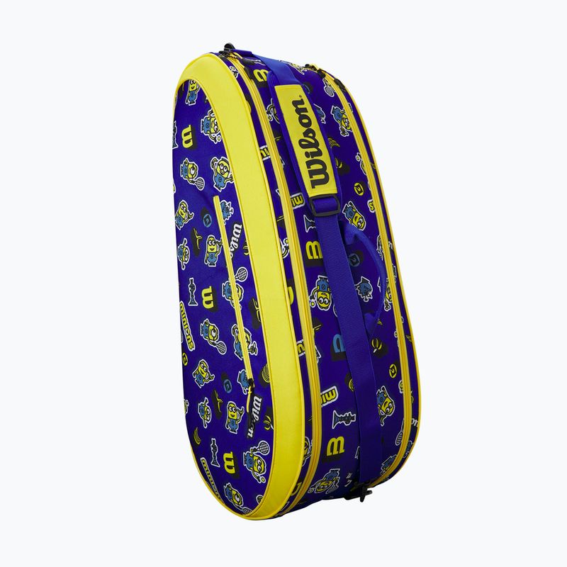 Borsa da tennis Wilson Minions V3.0 Team 6Pk blu navy WR8025401001 3