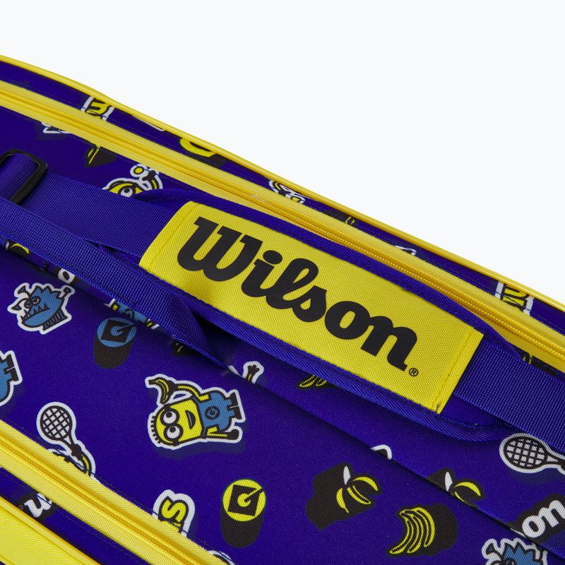 Borsa da tennis Wilson Minions V3.0 Team 6Pk blu navy WR8025401001 4