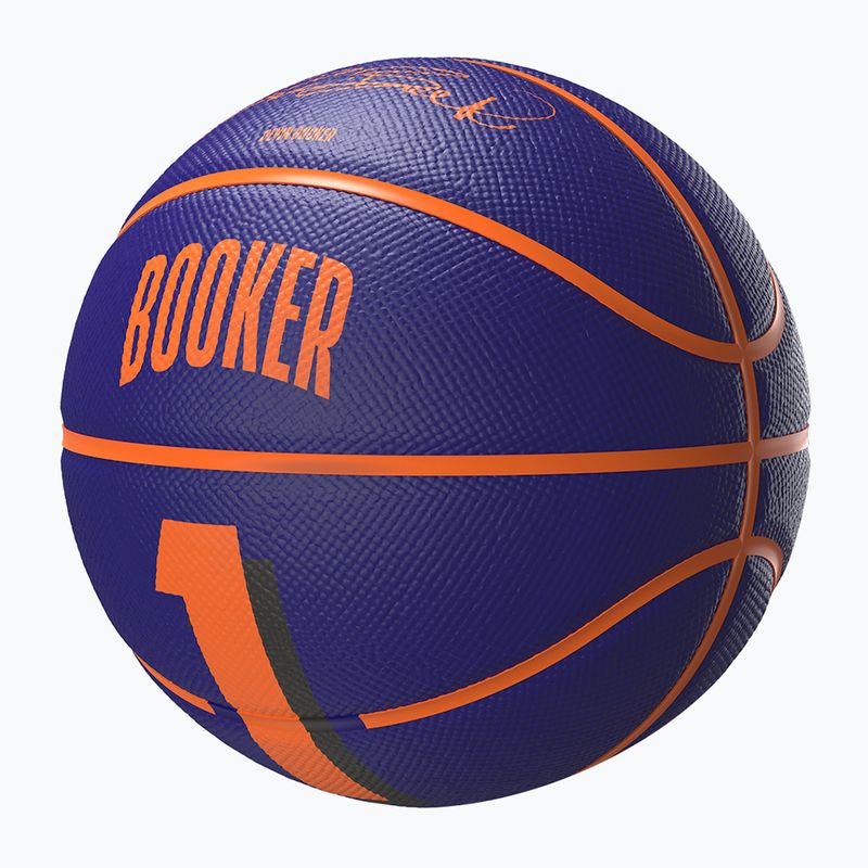 Pallacanestro per bambini Wilson NBA Player Icon Mini Booker navy taglia 3 3
