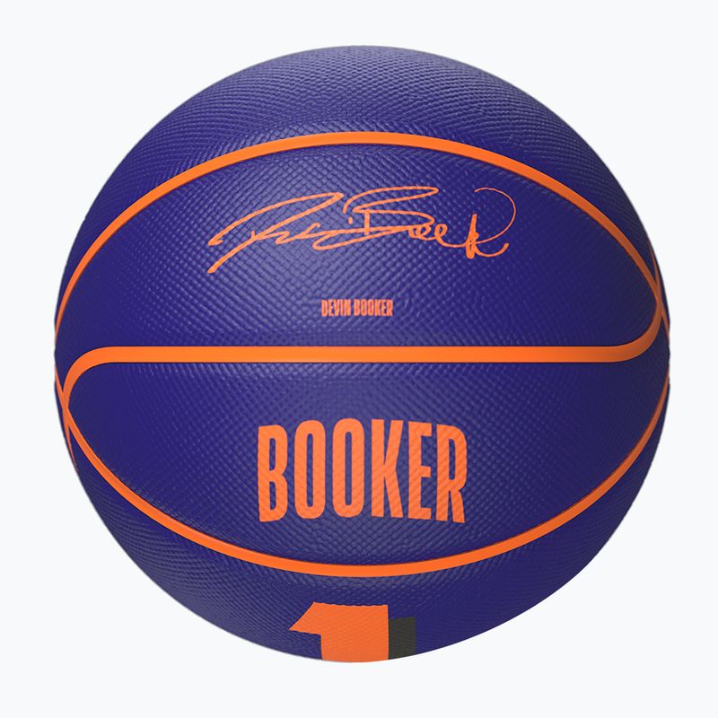 Pallacanestro per bambini Wilson NBA Player Icon Mini Booker navy taglia 3 4