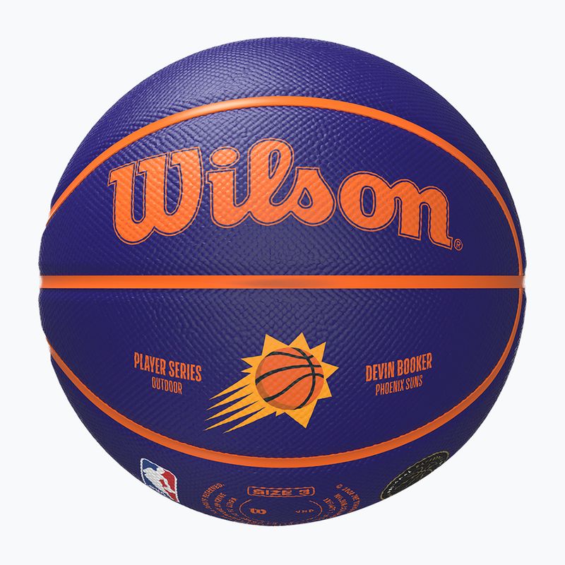 Pallacanestro per bambini Wilson NBA Player Icon Mini Booker navy taglia 3 5