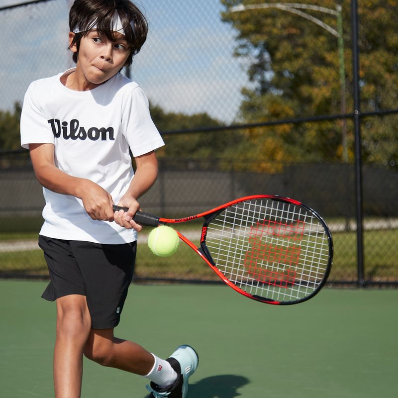Racchetta da tennis Wilson Pro Staff Precision 25 rosso/nero per bambini WR117910H 8