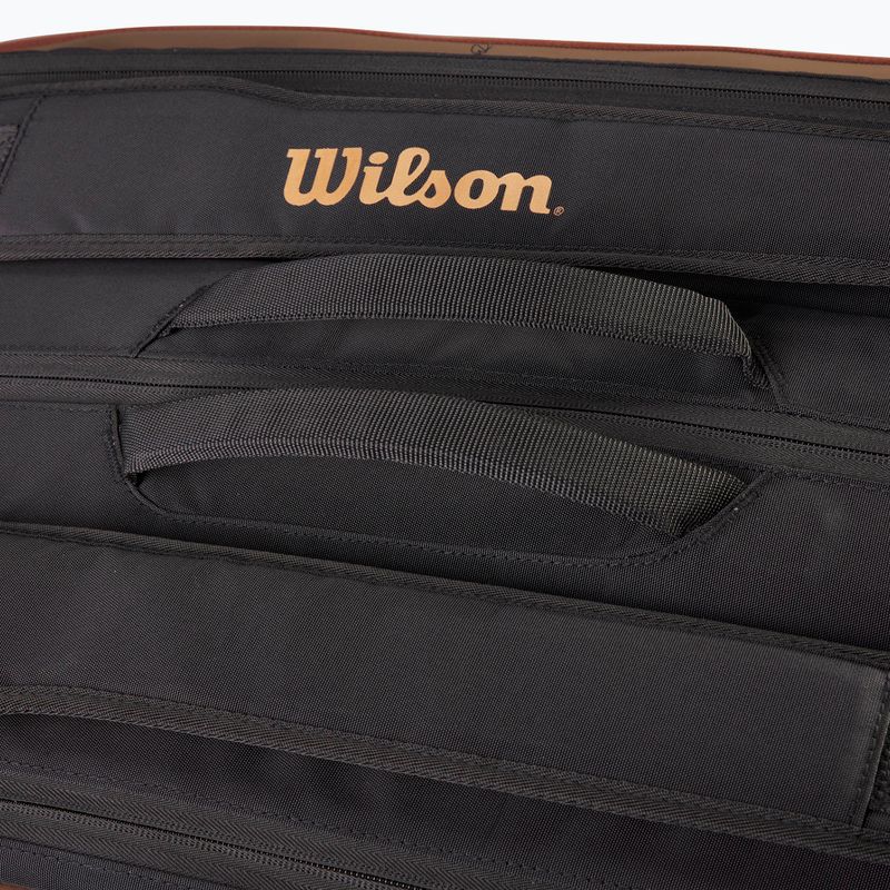 Wilson Super Tour 15Pk Pro Staff Borsa da tennis V14.0 marrone WR8021901001 5