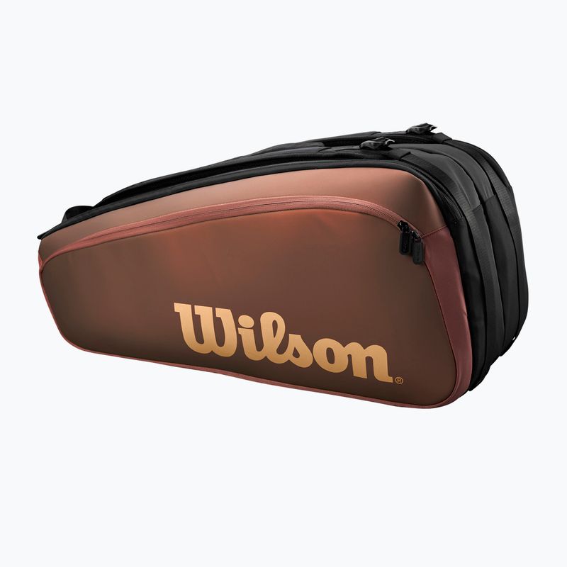 Wilson Super Tour Pro Staff Borsa da tennis V14 9Pk marrone WR8024501001 2