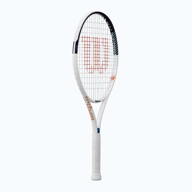 Racchetta da tennis Wilson Roland Garros Elite 25 bianco/navy per bambini 2