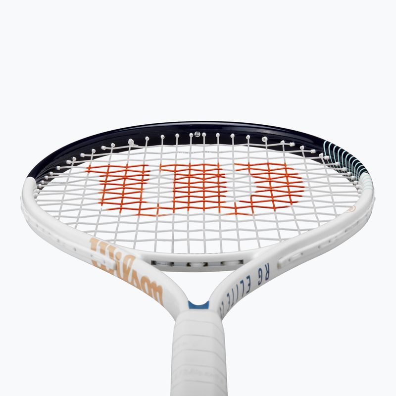 Racchetta da tennis Wilson Roland Garros Elite 25 bianco/navy per bambini 4