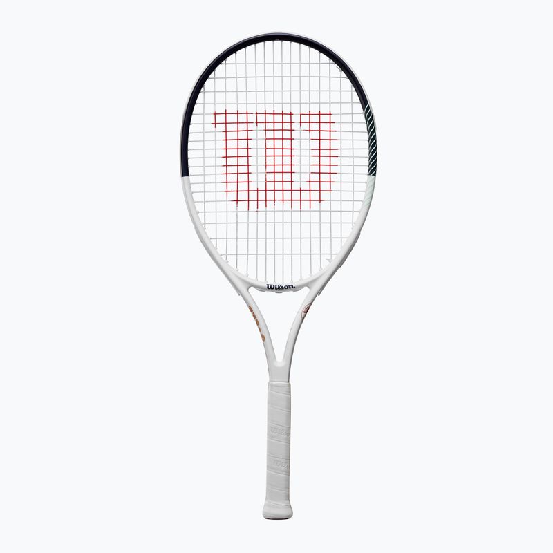 Racchetta da tennis Wilson Roland Garros Elite Comp Jr per bambini bianco/navy