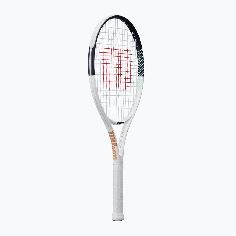 Racchetta da tennis Wilson Roland Garros Elite Comp Jr per bambini bianco/navy 2