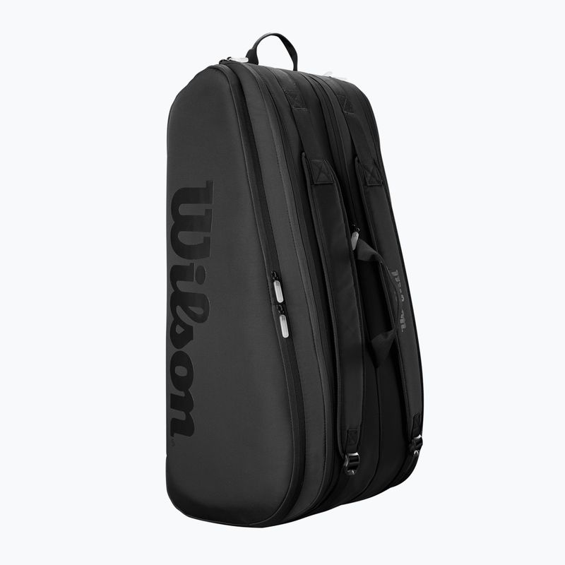 Wilson Noir Tour 12Pk borsa da tennis nera 3
