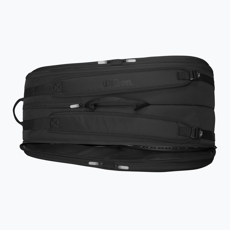 Wilson Noir Tour 12Pk borsa da tennis nera 4