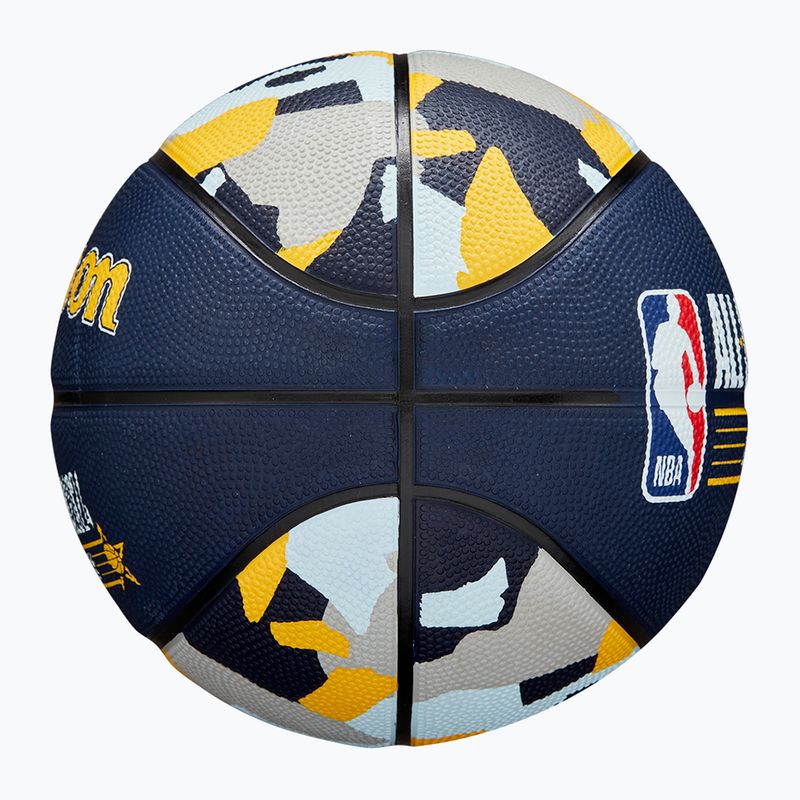 Pallacanestro Wilson 2024 NBA All Star Mini per bambini + scatola marrone misura 3 7